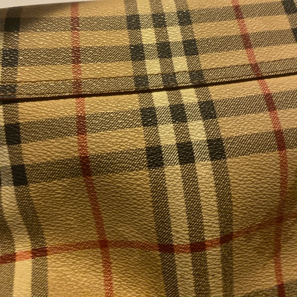 Burberry London Haymarket Novo Check Baguette Shoulder Bag Vintage - Picture 7 of 9